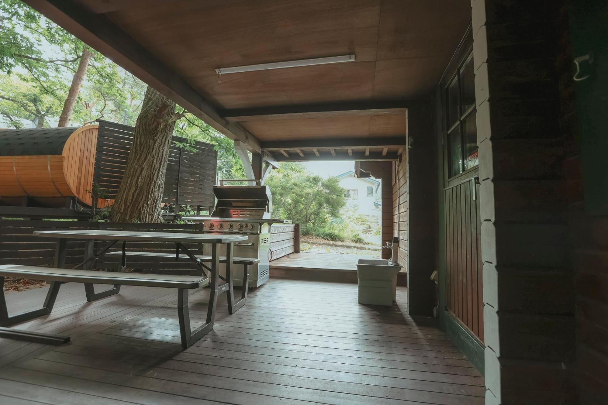 Nasu Terrace Mana 森のバレルサウナとbbqグリル Villa Exterior foto